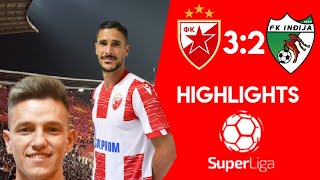 Crvena zvezda 3:2 Indjija | Highlights