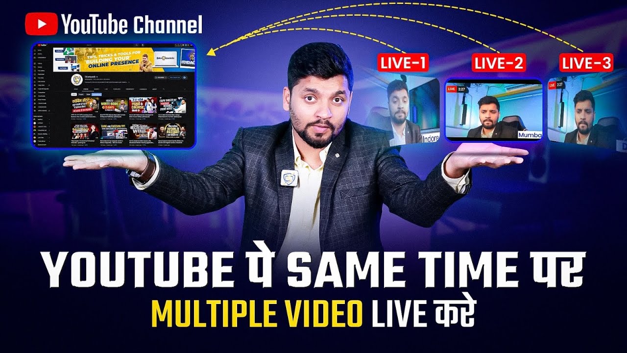 Start Multiple Live Stream In One Youtube Channel Edusquadz Youtube