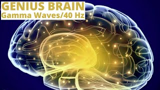 Genius Brain Frequency || Activate Brain to 100% Potential || Gamma Binaural Beats