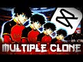 Multiple Clone in Capcut Tutorial | one Sided multiple clone Tutorial in Capcut #capcuttutorial