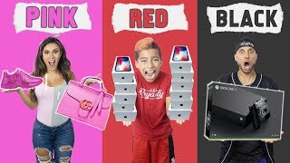 BUYING Anything In ONE COLOR For 24 Hours CHALLENGE! | The Royalty Family
