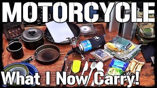 Motorcycle Camp Cooking Gear System