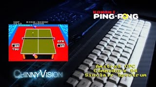 ChinnyVision - Ep 95 - Ping Pong - Amstrad CPC, Commodore 64, Sinclair Spectrum