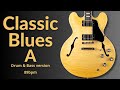 Stormy Groove Guitar Backing Track Blues in A ( just drum & bass )