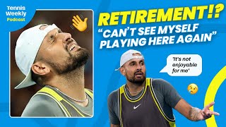 Nick Kyrgios RETIREMENT bombshell two matches into tennis comeback | Australian Open 2025