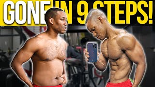 9 Steps to Lose Belly Fat, Love Handles, & Chest Fat FAST!