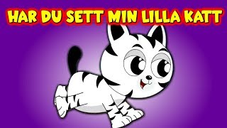 Har du sett min lilla katt  - Barnsånger på svenska