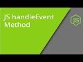Built-in JS handleEvent method