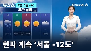 [날씨]한파 계속 ‘서울 -12도’…전국에 눈