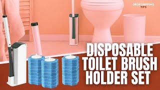 Disposable Toilet Brush Holder Set for Bathroom Toilet Bowl Cleaner Review: Is It Worth the Hype?