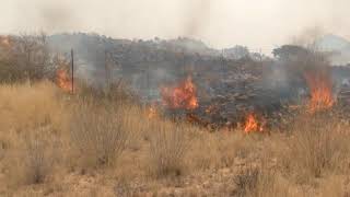 ||Kharas Region farmers counting their losses after a devastating veld fire- nbc