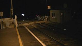 DRS 47818 clags light engine through Whittlesea Station (night shot) 12.1.12