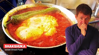 The Famous Israeli Shakshuka | Trying First Time After 10 Years - Street Food Tel Aviv Market Israel