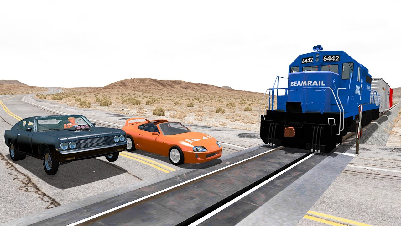 Train Accidents #26 - BeamNG DRIVE | SmashChan - YouTube