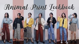 一周穿搭 | 是属于动物纹的秋天呀 | Animal Print Lookbook | 豹纹 | 蛇纹