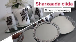 Sharxaada ciida sidaan uu sameeyay||easy DIY Eid decor||qurxinta fadhiga ciida