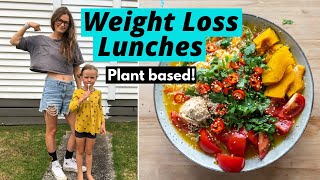 Maximum weight loss lunches I eat each week//Plant based and healthy