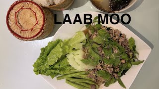 Lao Food: Laab Moo