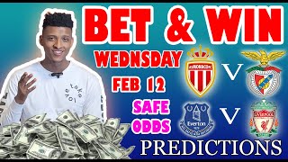 Football Prediction Today 12-02-2025 |  Betting tips Today | Mig predictions | Safe Investments