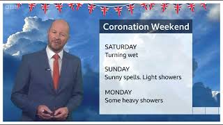UK WEATHER FORECAST - 10 DAY TREND - 05/05/2023 -  BBC WEATHER OUTLOOK - Darren Bett has the details