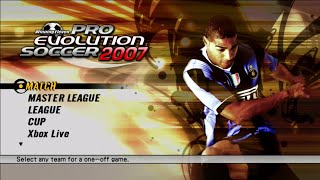 PES 2007 XBOX 360 GAMEPLAY