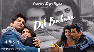 Dil Bechara Teaser | Shushant Singh Rajput | Sanjana Sanghi | YSF Productions | Tribute