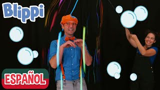 Blippi aprende formas con grandes burbujas | Blippi | Aprende con Blippi | Videos Educativos