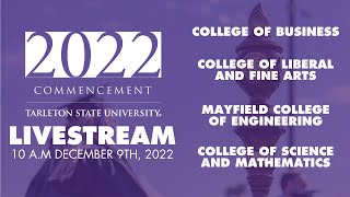 Tarleton Commencement December 9, 2022 - 10 A.M.