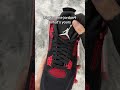 fsneakers sneakerhead shoes airjordan4 jordan4redthunder unboxing fyp