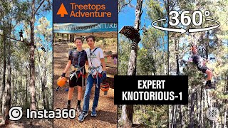 360° of Best Tree Ropes \u0026 Ziplining @ Treetops Adventure Dwellingup | Black Expert KNOTORIOUS Part 1