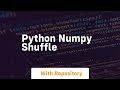 python numpy shuffle
