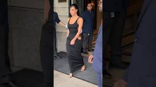 Kim Kardashian stunning in cutout dress! #kimkardashian #kimk #kuwtk #fashion #skims #trending