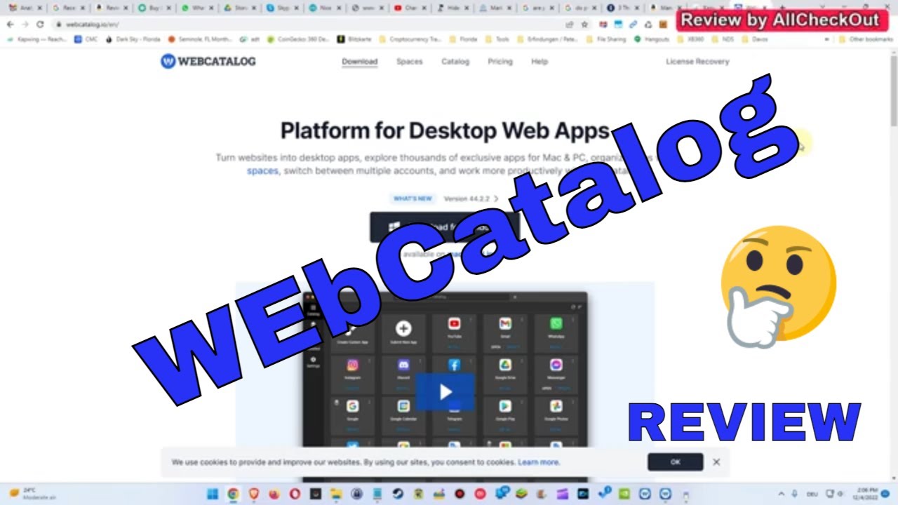 Install Webcatalog Tastemetrix