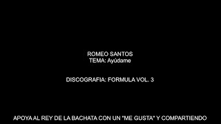 Romeo Santos - Ayúdame  (Letra/Lyrics)