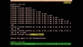 2017-10 Exploring Java 9 APIs With JShell