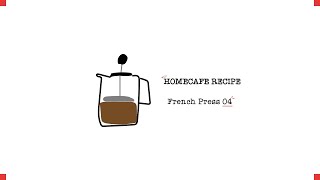 WTF!홈카페]프렌치 프레스 레시피 04, French Press Recipe 04