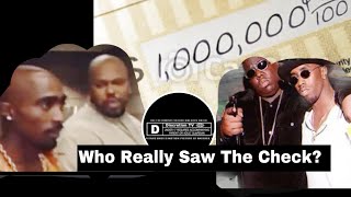 GENE DEAL LIED about $1 Mill Check on 2Pac (Notorious BIG Diddy Suge EDI Mean Reggie Jr)