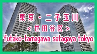 東京散歩 世田谷区-二子玉川 Tokyo Cityscape Walk in Futako-tamagawa Setagaya-ku