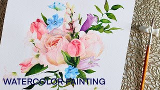 수채화 꽃그림/손그림/보태니컬 아트/watercolor/flower painting