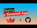 The Easiest Way to Deploy A Streamlit App