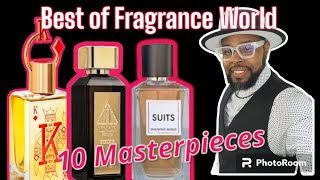 10 Masterpiece Fragrances by Fragrance World! Quality | Performance | Accuracy | Share My Collection