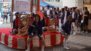 令和5年 鶴橋 地車囃子 桃谷駅前 夏祭り前週祭 彌榮神社夏祭り だんじり祭