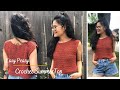 Crochet Summer Top for Beginners : Easy Peasy Crochet Top Tutorial( FREE Crochet Pattern XS-XXL )