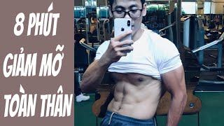 8 PHÚT CARDIO CHO NGƯỜI BẬN RỘN NGƯỜI BÉO PHÌ GIẢM 500 CALO.