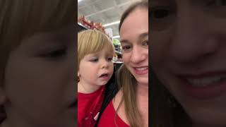 I love our walmart shopping trips together🥰#ShoppingWithAToddler #ToddlerMom #ShoppingBuddy