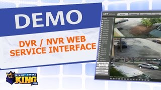 DVR / NVR Web Interface Demo