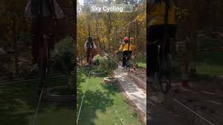 Sky cycling 🚲 #adventure #shortsvideo