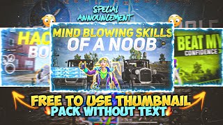 FREE TO USE THUMBNAIL PACK LIKE @Seven7EyesYT FOR  PUBG  LITE MONTAGES ||