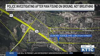 Winona Police investigating after man found lying on ground, not breathing, passes away