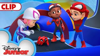 Bad Bot TRACE-E | Marvel's Spidey and his Amazing Friends | @disneyjunior